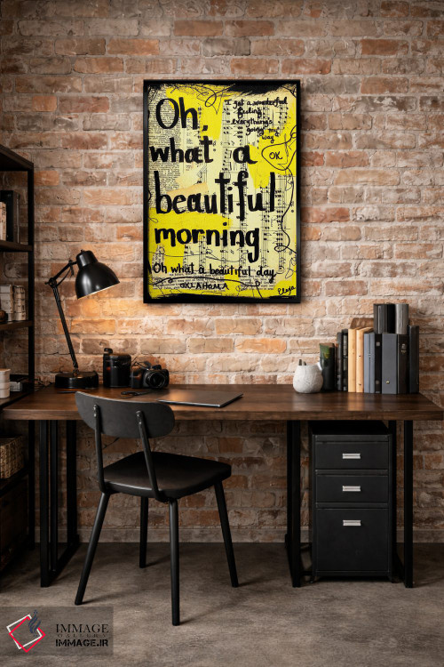 تابلو دکوراتیو صبح زیبای اوکلاهما اثر الکسا بانکرافت - D3B