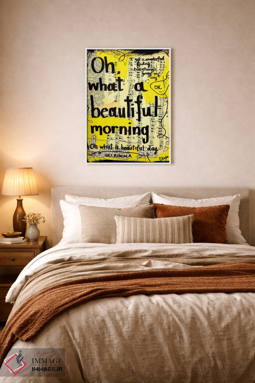 تابلو دکوراتیو صبح زیبای اوکلاهما اثر الکسا بانکرافت - D5W
