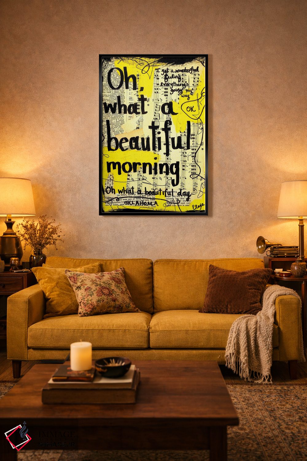 تابلو دکوراتیو صبح زیبای اوکلاهما اثر الکسا بانکرافت - D4B