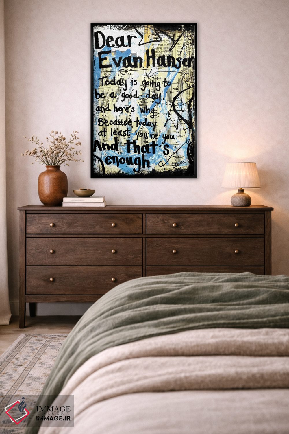 تابلو دکوراتیو اوان هنسن عزیز اثر الکسا بانکرافت - D3B