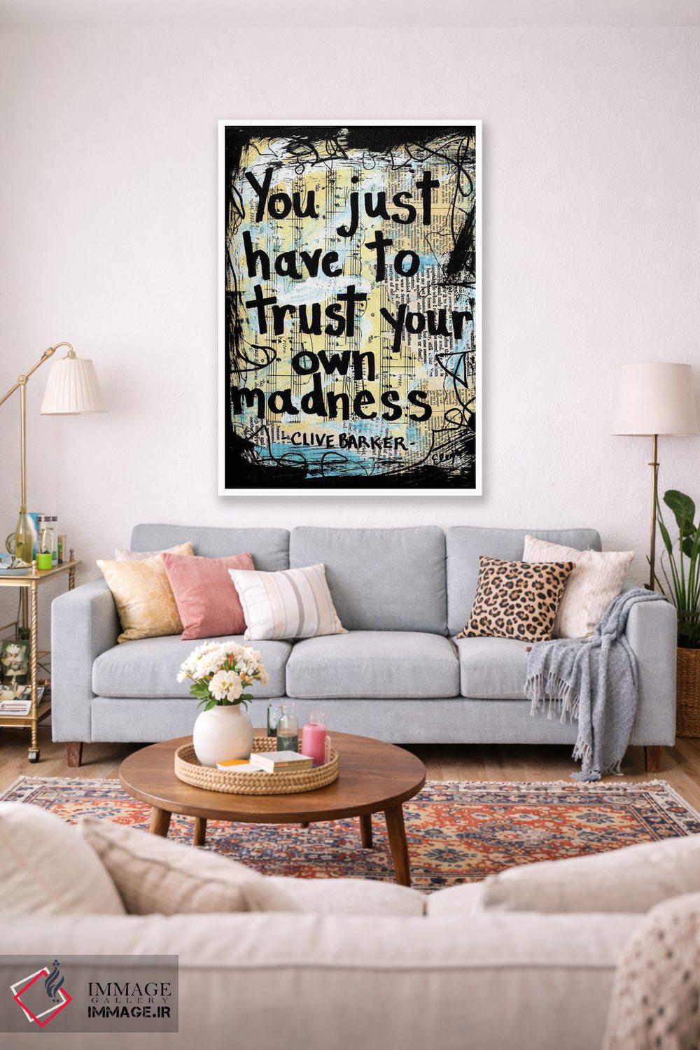 تابلو دکوراتیو جنون اثر الکسا بانکرافت - D1W