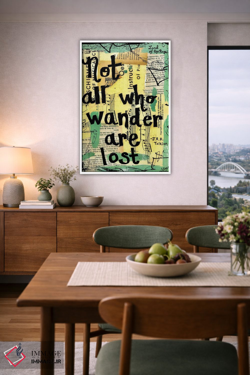 تابلو دکوراتیو سرگردانی اثر الکسا بانکرافت - D5W