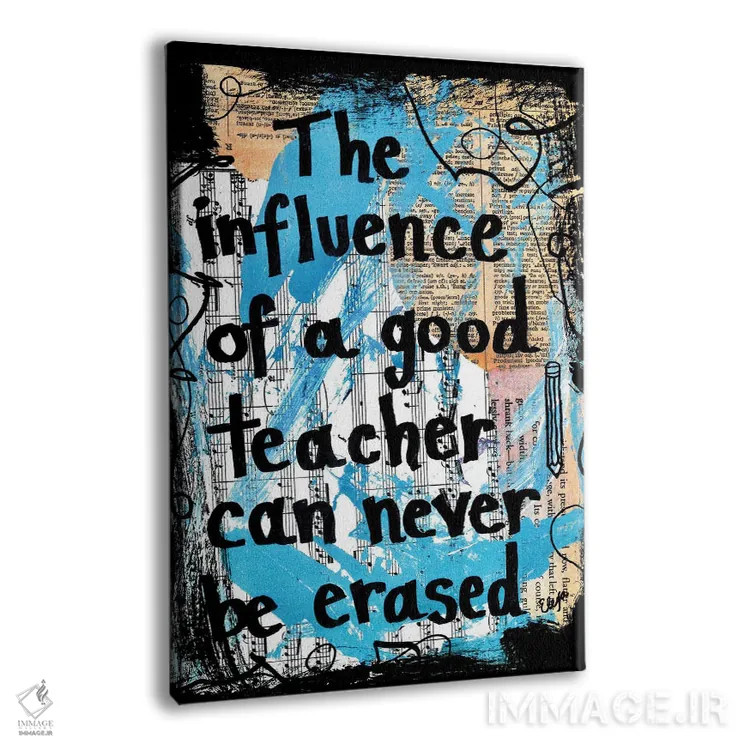 تابلو دکوراتیو معلم خوب اثر الکسا بانکرافت - نمای پرسپکتیو محصول