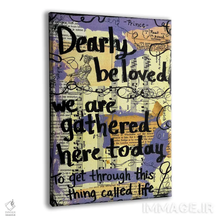 تابلو دکوراتیو محبوب عزیز اثر الکسا بانکرافت - نمای پرسپکتیو محصول