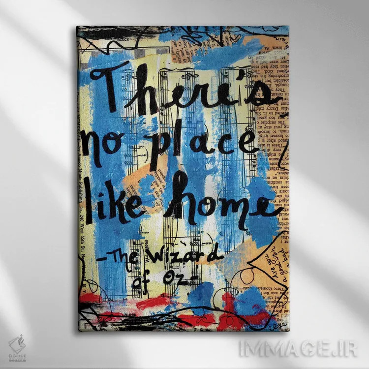 تابلو دکوراتیو خانه اثر الکسا بانکرافت - نمای روبهرو روی دیوار