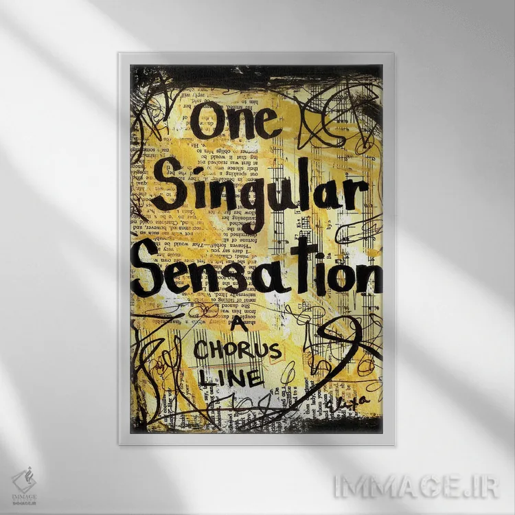 تابلو دکوراتیو احساس اثر الکسا بانکرافت - نمای قابدار سفید