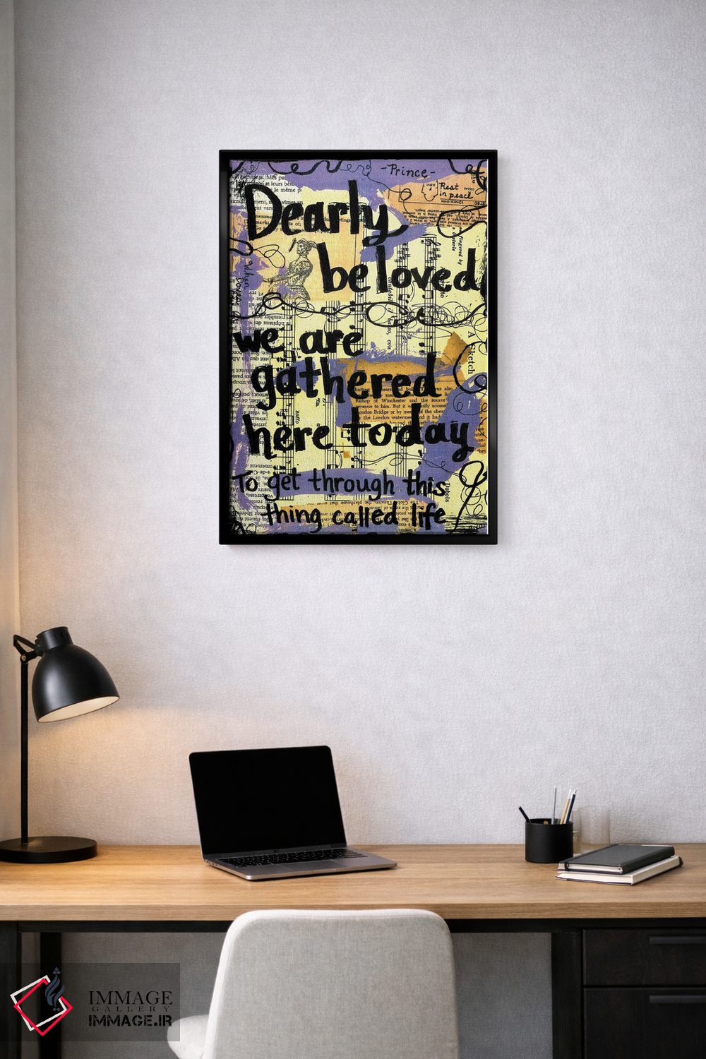 تابلو دکوراتیو محبوب عزیز اثر الکسا بانکرافت - D1B