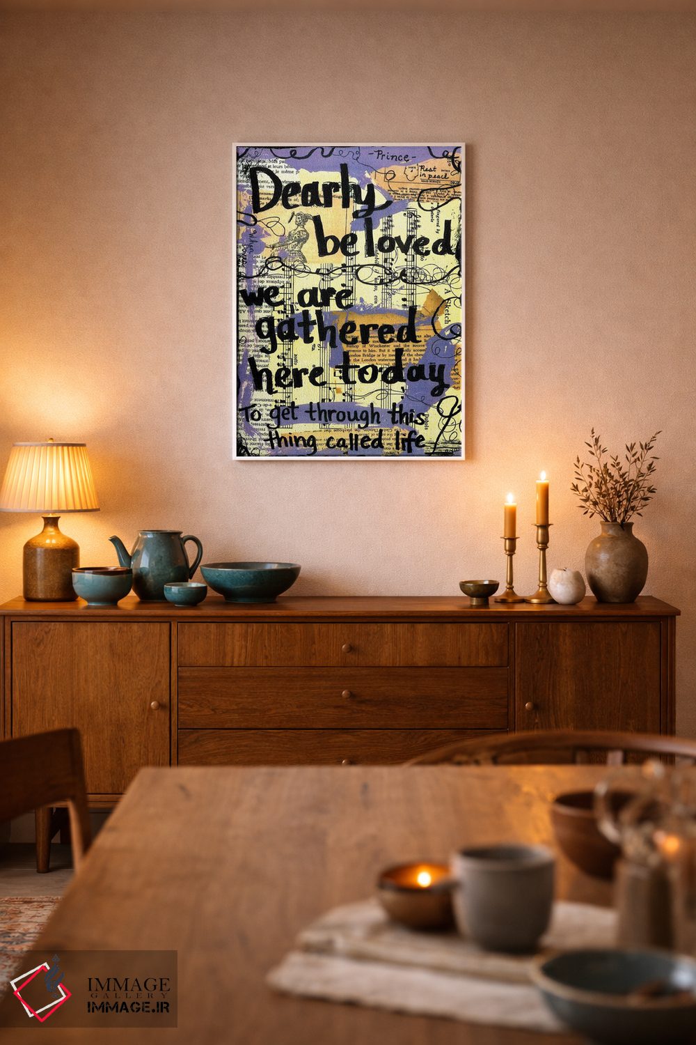 تابلو دکوراتیو محبوب عزیز اثر الکسا بانکرافت - D6W