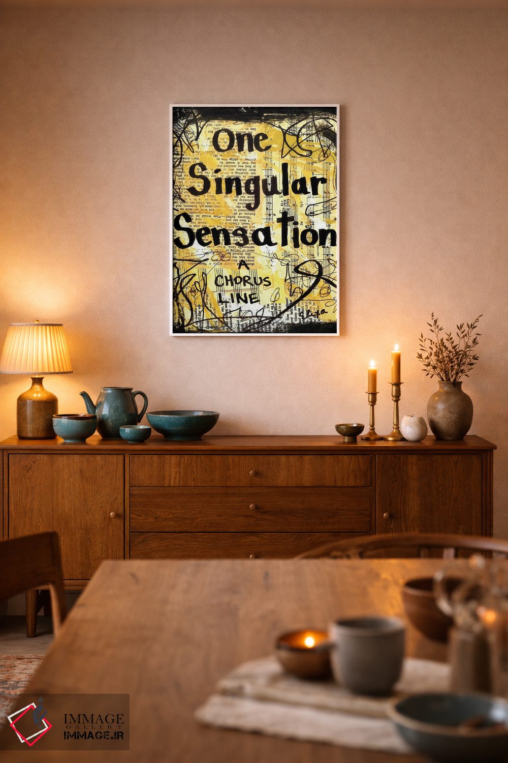 تابلو دکوراتیو احساس اثر الکسا بانکرافت - D5W