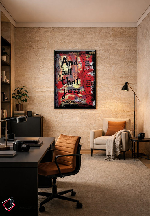 تابلو دکوراتیو تمام آن جاز اثر الکسا بانکرافت - D6B