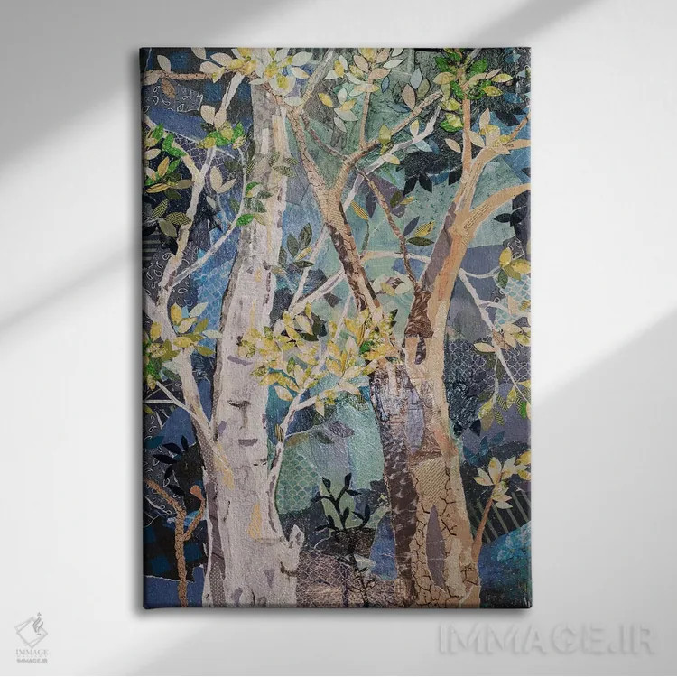 تابلو دکوراتیو با هم زندگی کردن اثر الیری ریـدال - نمای روبهرو روی دیوار