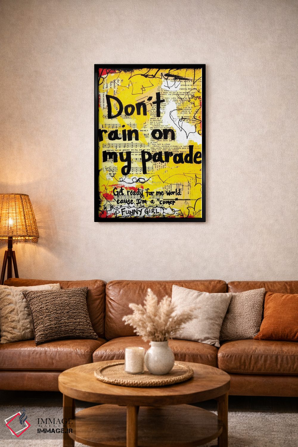 تابلو دکوراتیو رژه اثر الکسا بانکرافت - D2B