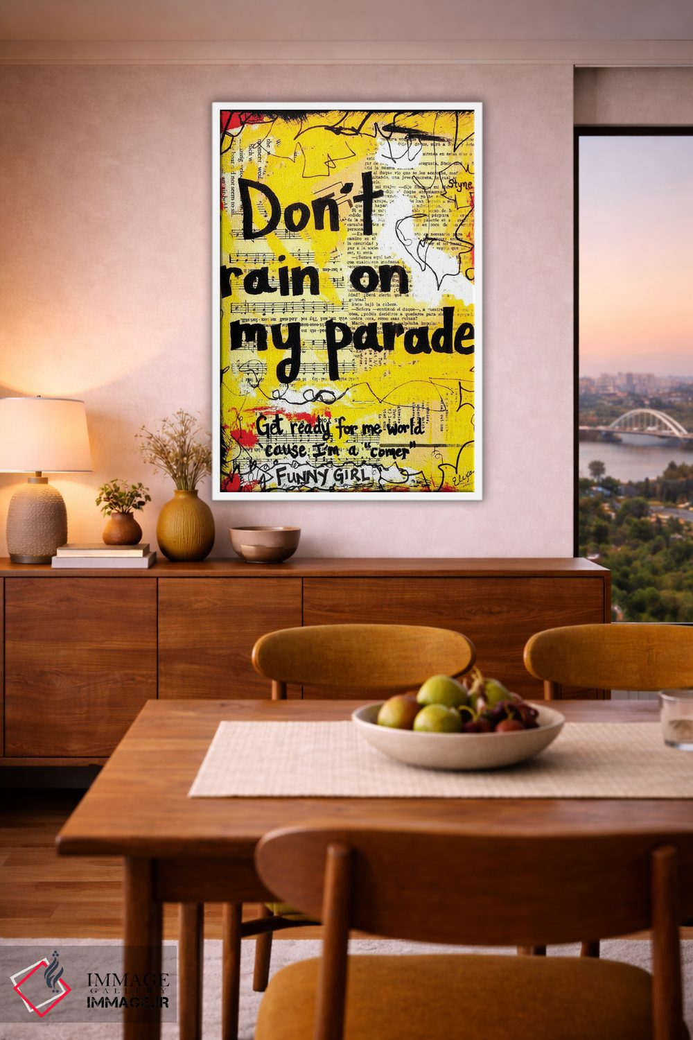 تابلو دکوراتیو رژه اثر الکسا بانکرافت - D6W