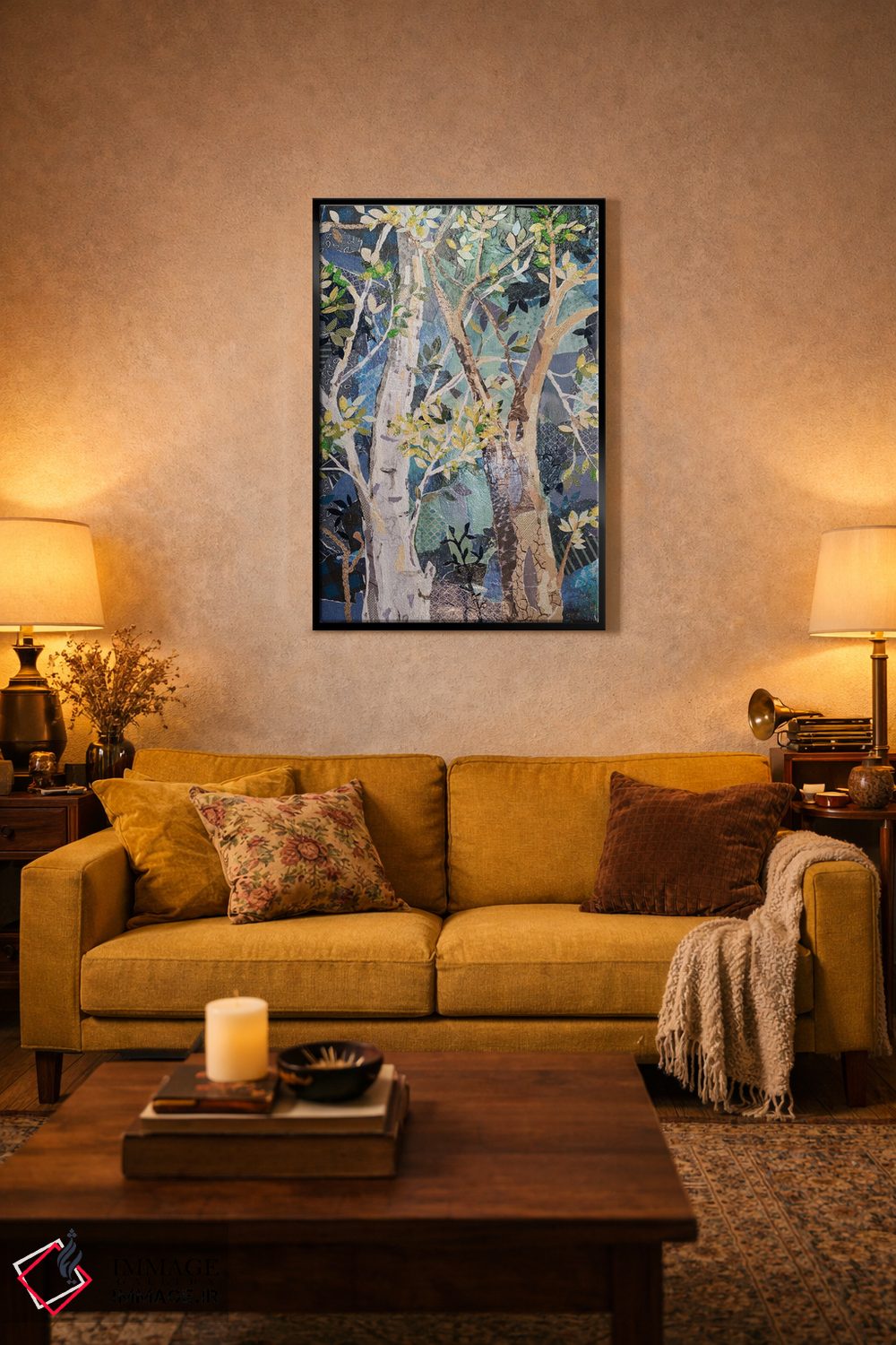 تابلو دکوراتیو با هم زندگی کردن اثر الیری ریـدال - D5B