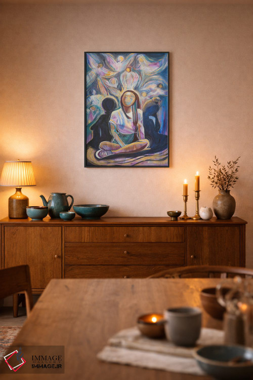 تابلو دکوراتیو اگر فقط می دانستیم اثر الیری ریـدال - D6B