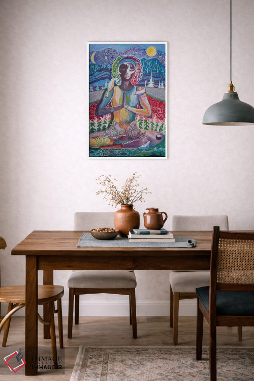 تابلو دکوراتیو انبوه رازآمیز اثر الیری ریـدال - D5W