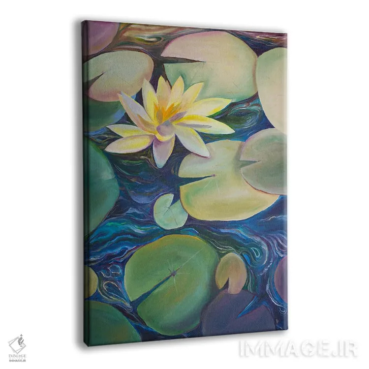 تابلو دکوراتیو آرامش بر جریان آب اثر الیری ریـدال - نمای پرسپکتیو محصول