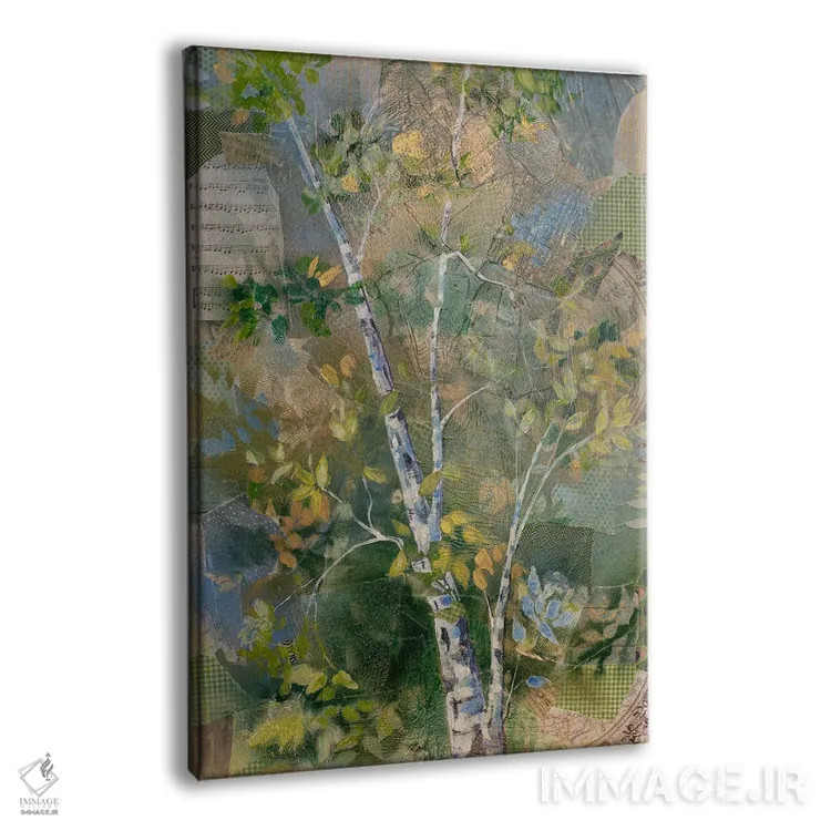 تابلو دکوراتیو آواز همزیستی اثر الیری ریـدال - نمای پرسپکتیو محصول