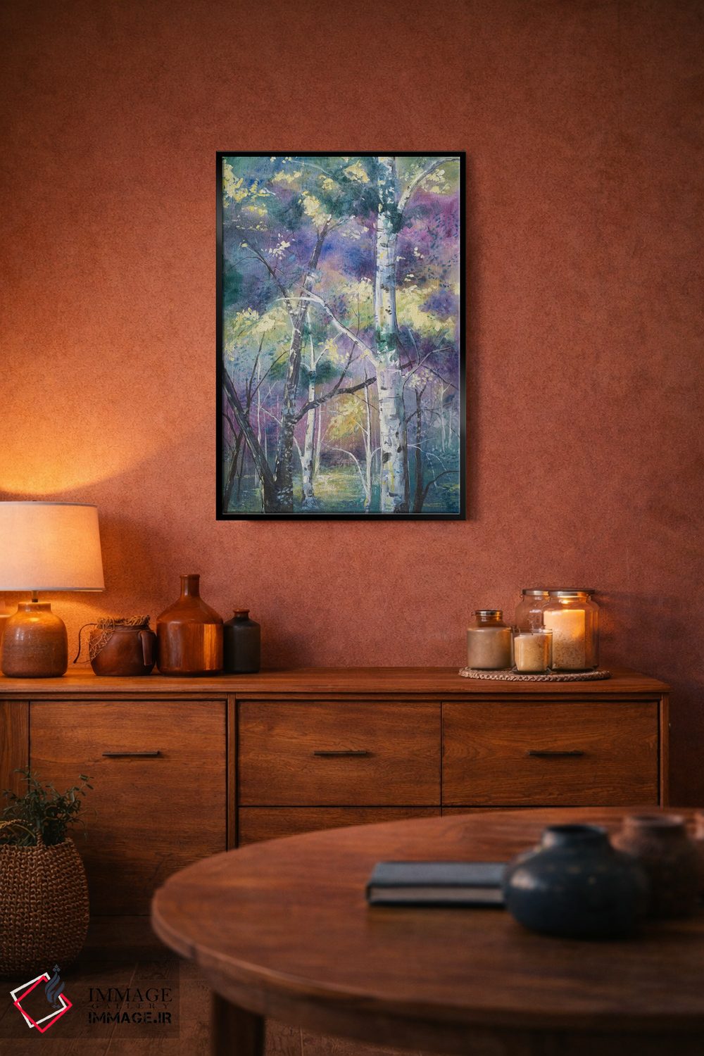 تابلو دکوراتیو فقط سرما اثر الیری ریـدال - D5B