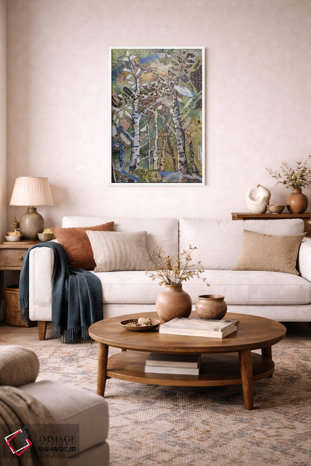 تابلو دکوراتیو بازتاب های نژادی اثر الیری ریـدال - D2W