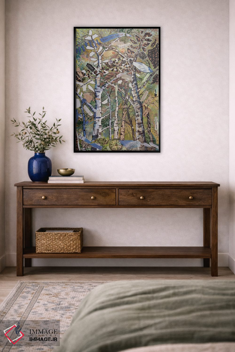 تابلو دکوراتیو بازتاب های نژادی اثر الیری ریـدال - D4B