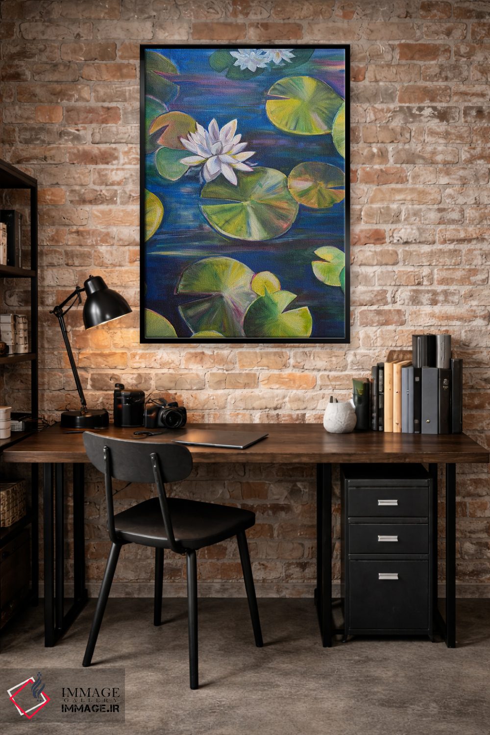 تابلو دکوراتیو آرام و پرطراوت اثر الیری ریـدال - D4B