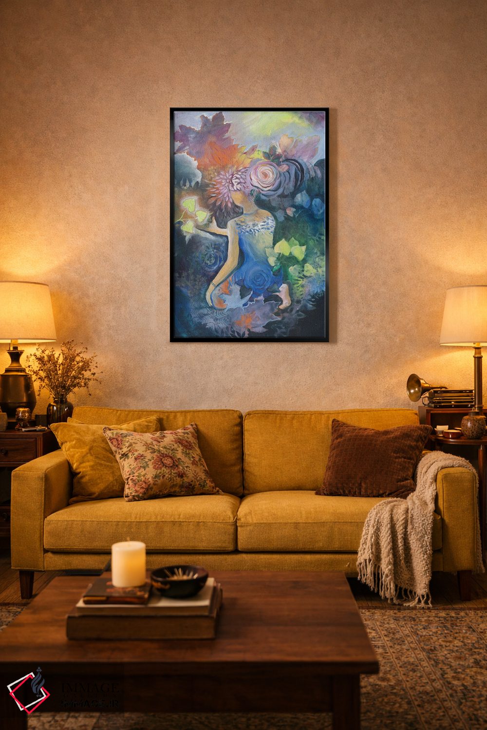 تابلو دکوراتیو کنجکاوی اثر الیری ریـدال - D3B