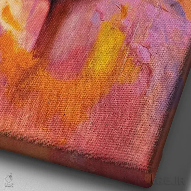 تابلو دکوراتیو شاید اثر یوری کیم - نمای نزدیک بافت بوم