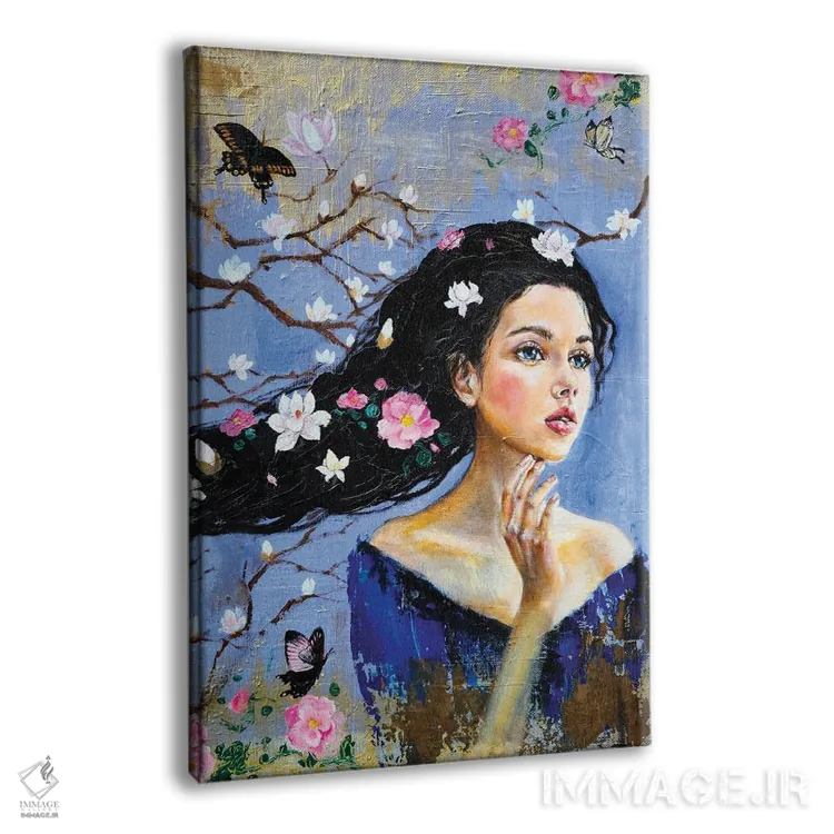 تابلو دکوراتیو رویاپرداز: مگنولیا اثر یوری کیم - نمای پرسپکتیو محصول