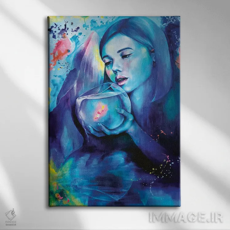 تابلو دکوراتیو رهایت می کنم اثر یوری کیم - نمای روبهرو روی دیوار