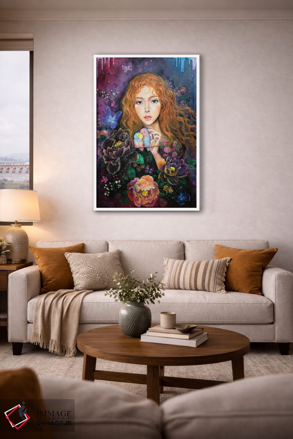 تابلو دکوراتیو باغ مخفی اثر یوری کیم - D3W