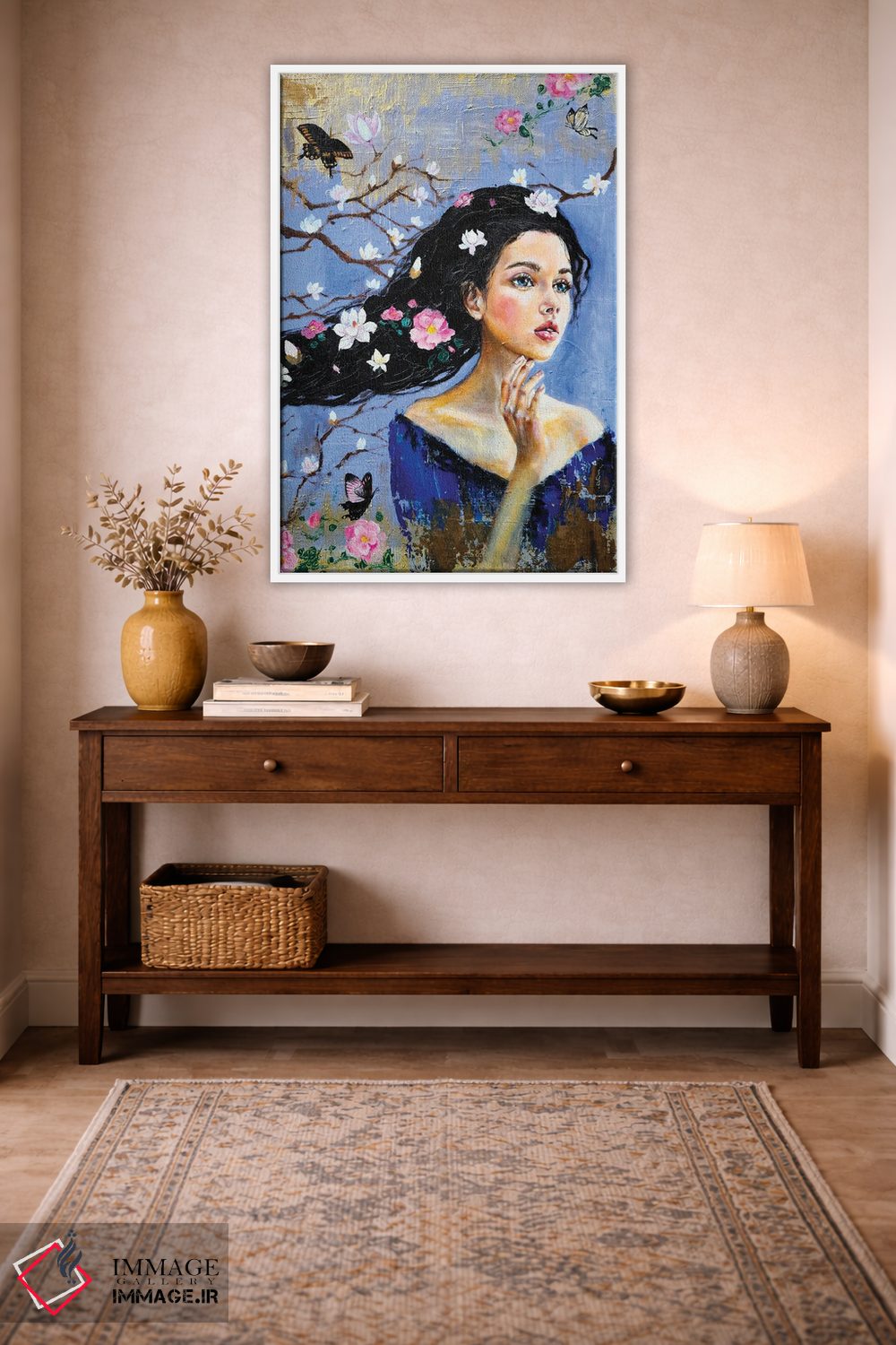 تابلو دکوراتیو رویاپرداز: مگنولیا اثر یوری کیم - D1W