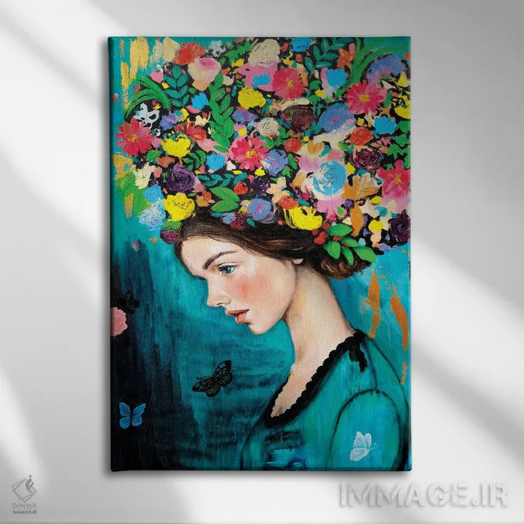 تابلو دکوراتیو سنگینی عشق اثر یوری کیم - نمای روبهرو روی دیوار