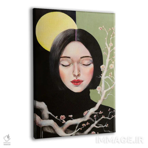 تابلو دکوراتیو یادآور اثر یوری کیم - نمای پرسپکتیو محصول