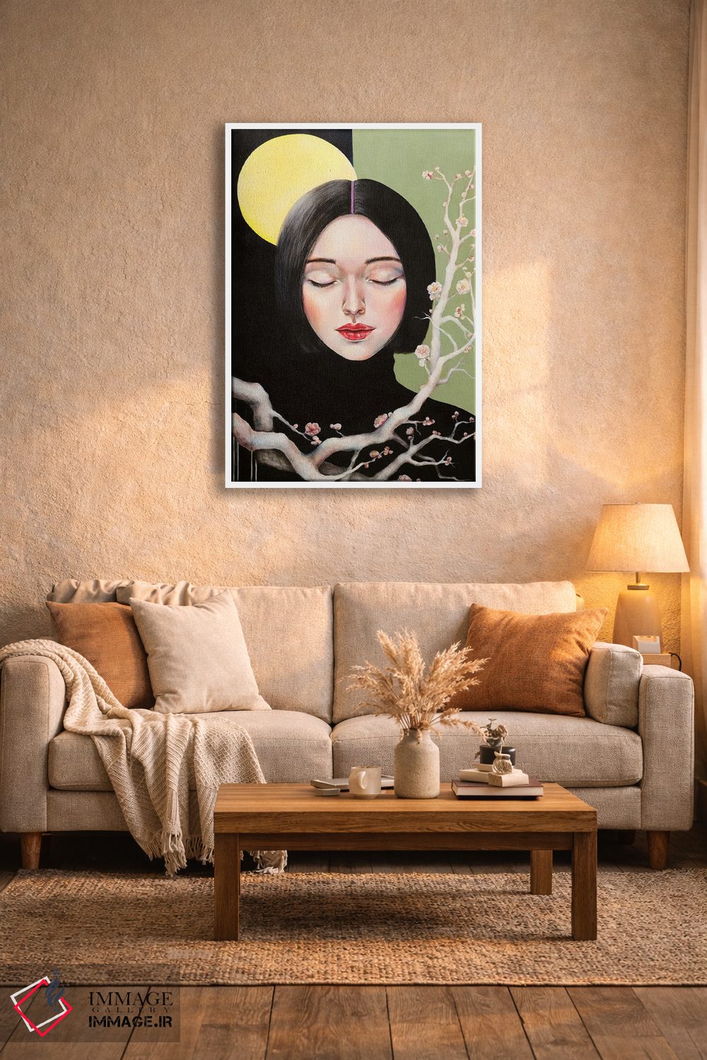 تابلو دکوراتیو یادآور اثر یوری کیم - D3W