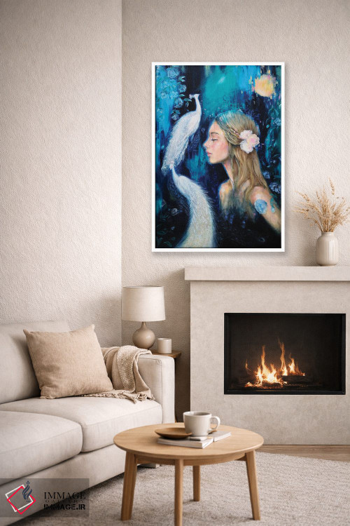 تابلو دکوراتیو سکوت زیبا اثر یوری کیم - D6W