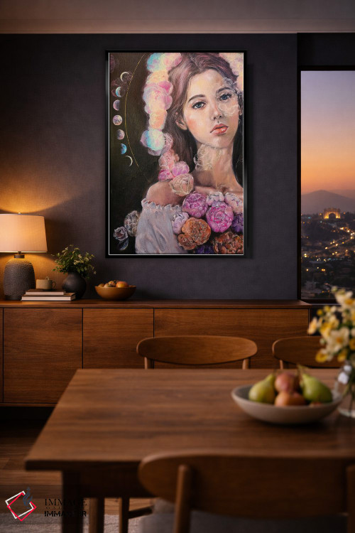 تابلو دکوراتیو فاز ماه اثر یوری کیم - D2B