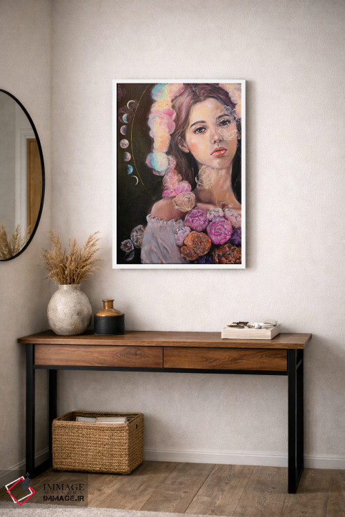 تابلو دکوراتیو فاز ماه اثر یوری کیم - D4W