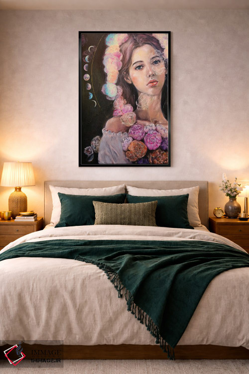 تابلو دکوراتیو فاز ماه اثر یوری کیم - D5B