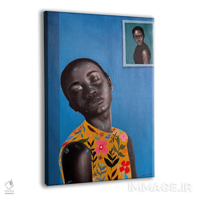 تابلو دکوراتیو گنجینه ام را به تن می کنم ۲ اثر اییتایو الاگبه - نمای پرسپکتیو محصول