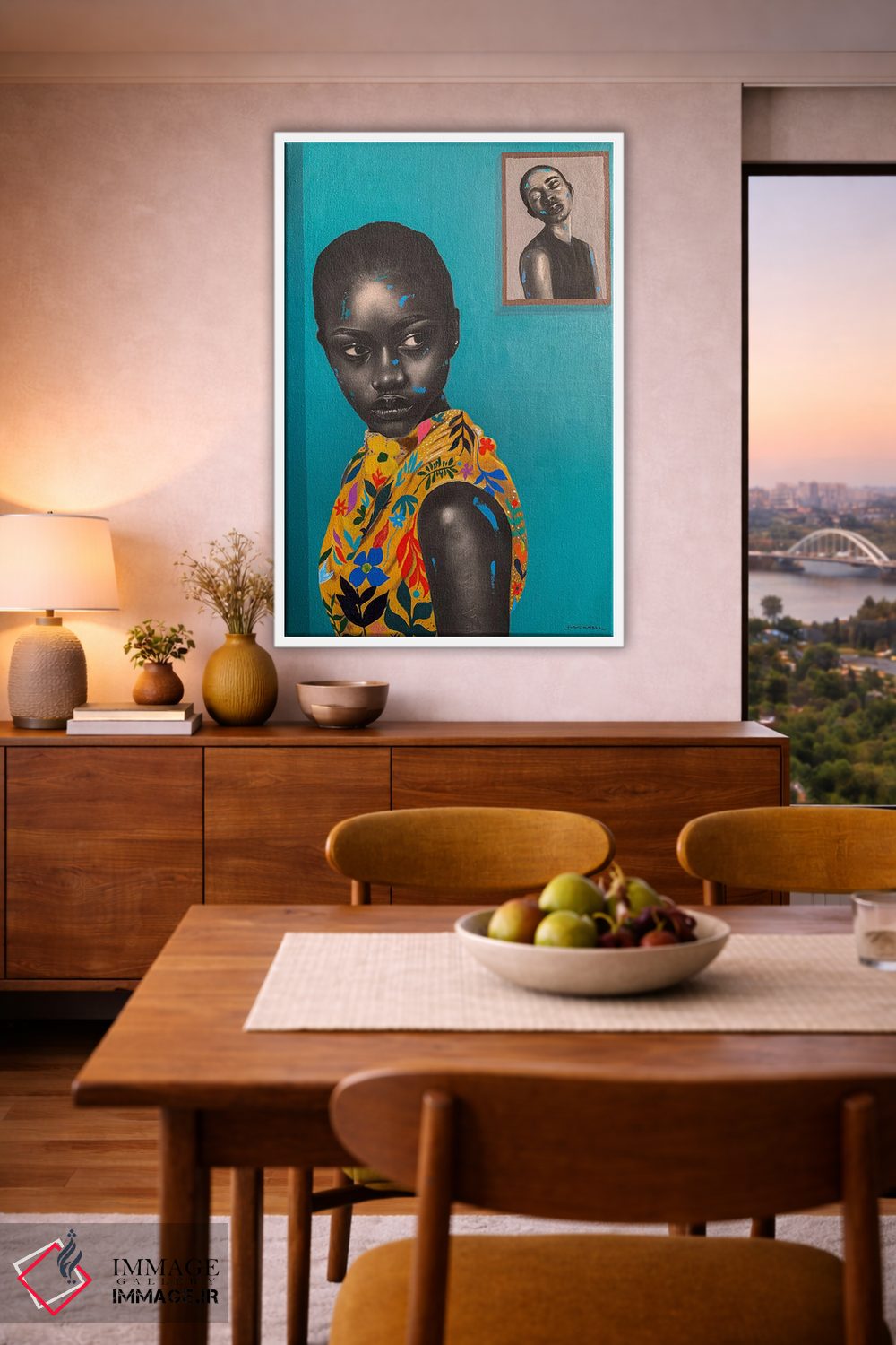 تابلو دکوراتیو گنجینه ام را به تن می کنم ۱ اثر اییتایو الاگبه - D5W