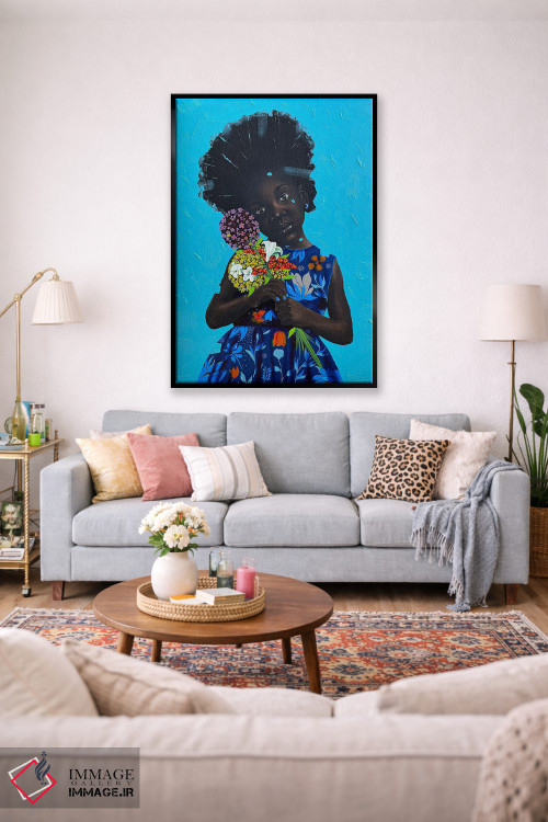 تابلو دکوراتیو گل های ما را بدهید ۲ اثر اییتایو الاگبه - D1B