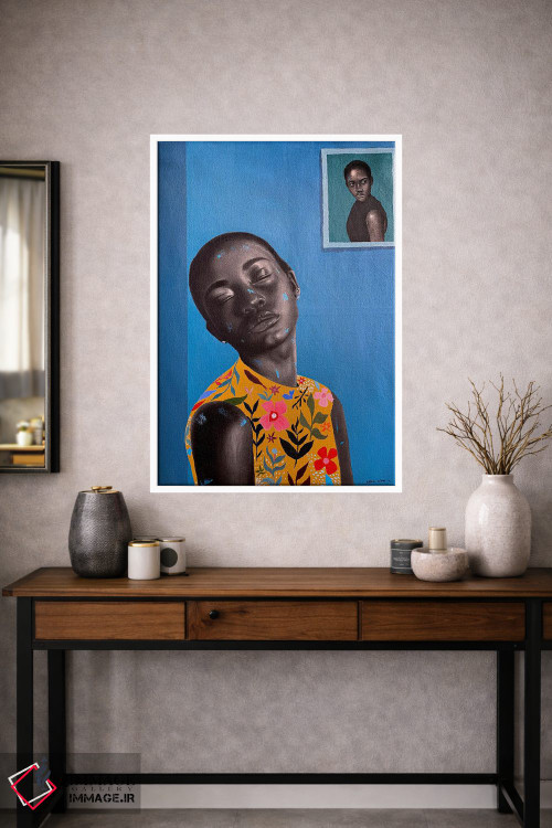 تابلو دکوراتیو گنجینه ام را به تن می کنم ۲ اثر اییتایو الاگبه - D1W