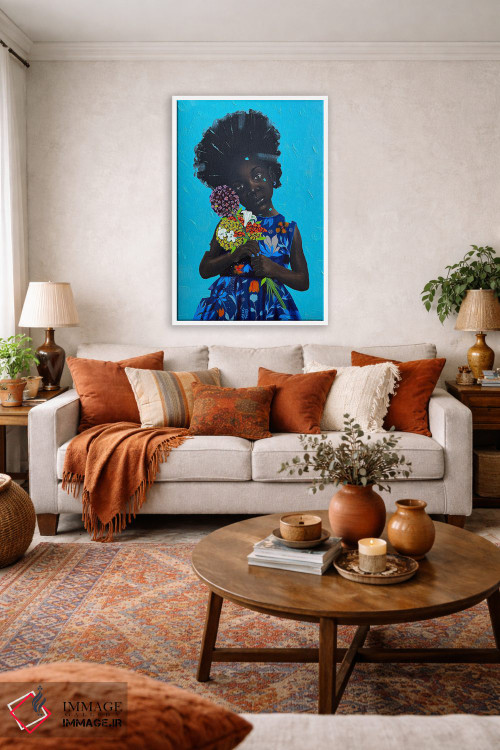 تابلو دکوراتیو گل های ما را بدهید ۲ اثر اییتایو الاگبه - D2W