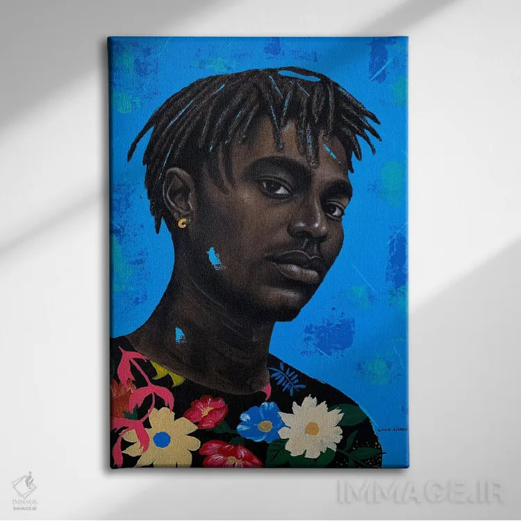تابلو دکوراتیو من متفاوت ام ۱ اثر اییتایو الاگبه - نمای روبهرو روی دیوار
