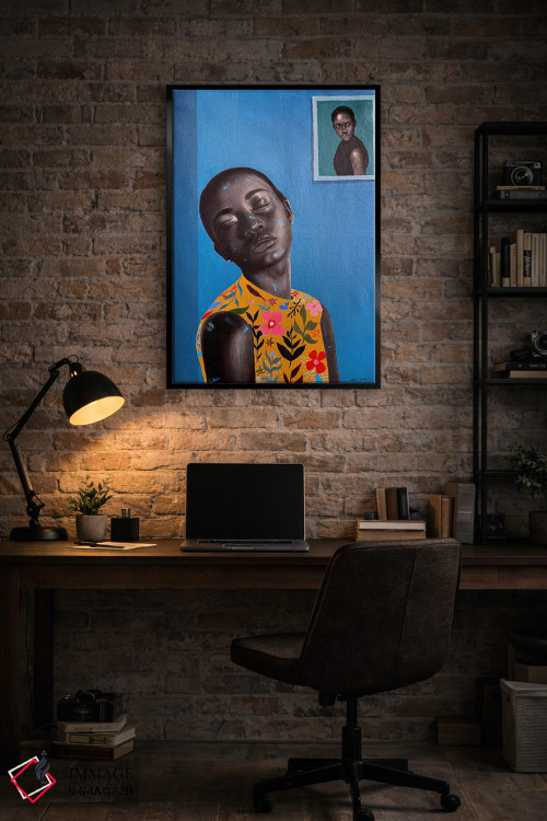 تابلو دکوراتیو گنجینه ام را به تن می کنم ۲ اثر اییتایو الاگبه - D5B