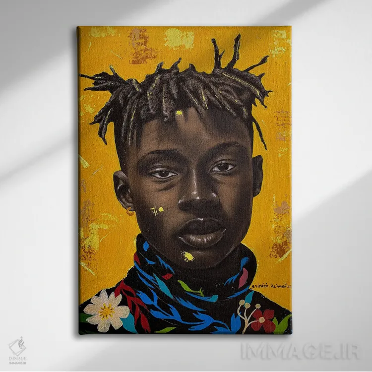 تابلو دکوراتیو من متفاوت ام ۳ اثر اییتایو الاگبه - نمای روبهرو روی دیوار