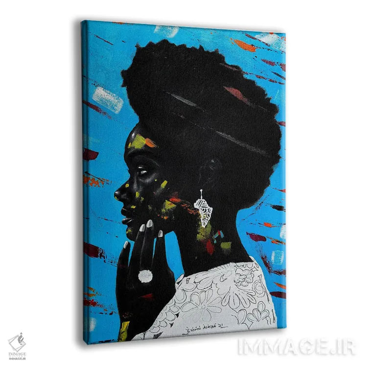 تابلو دکوراتیو احساسات انتزاعی اثر اییتایو الاگبه - نمای پرسپکتیو محصول