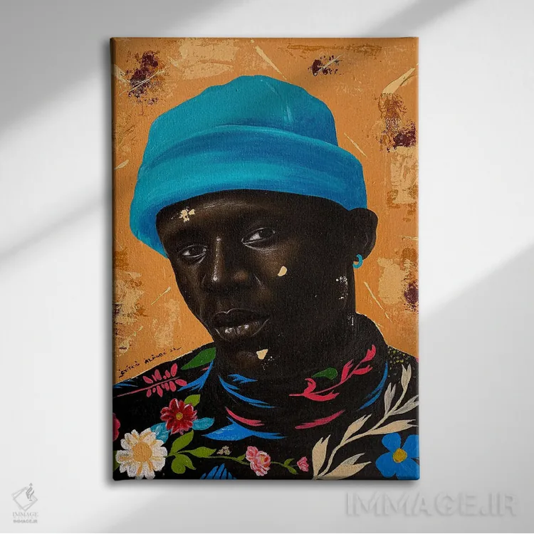 تابلو دکوراتیو من متفاوت ام ۶ اثر اییتایو الاگبه - نمای روبهرو روی دیوار