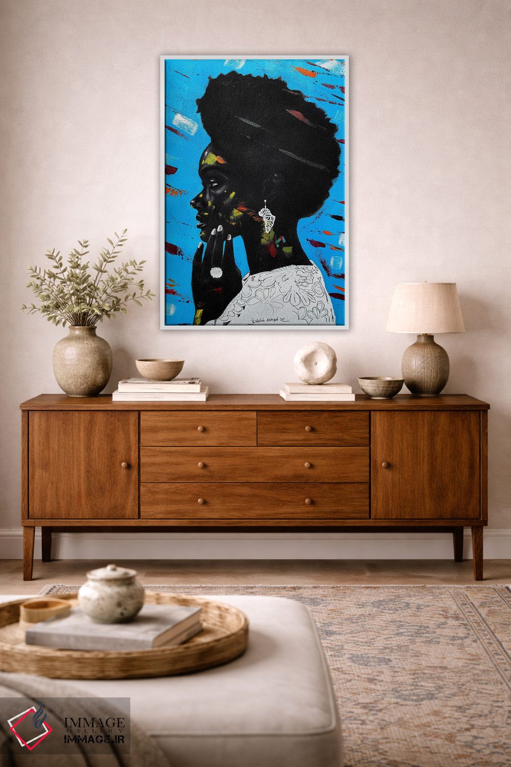 تابلو دکوراتیو احساسات انتزاعی اثر اییتایو الاگبه - D2W